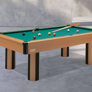 Billardtisch Montana Deluxe, Dekor: Buche