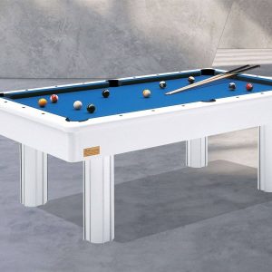 Billardtisch Montana Deluxe, Dekor: Weiß